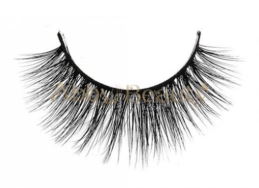 New Style 3D Clear Band Mink Strip Lashes / MH-044