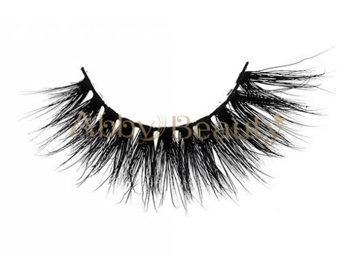 2018 Gorgeous Style 3D Clear Band Mink Strip Lashes / MH-039