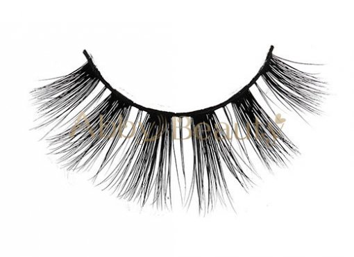 Best Supplier 3D Faux  Mink Strip Lashes With Private Label (MH092)