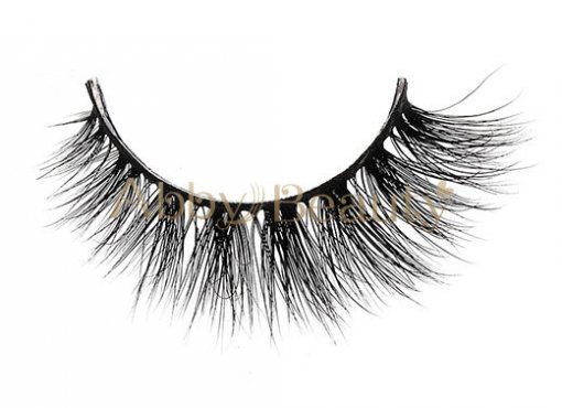 Best Supplier 3D Silk Mink Strip Lashes With Private Label  / MH-022